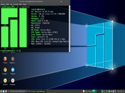 XFWM Manjaro com tema Windows 10